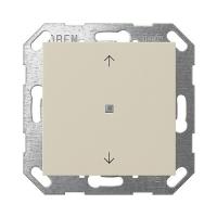 Gira 517201 Кнопочный выключатель KNX, клавиша, 1-местн. со стрелками, цвет: Белый, оттенок: Кремовый, глянцевый
