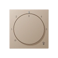 Jung A 1749 BF CH Накладка для термостата, Лакированный термопласт, Серия A, цвет шампанского