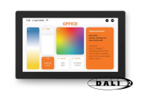 Lunatone 86456840-P-W Сенсорный дисплей управления 7" с контроллером для 64 DALI адресов DALI-2 Display 7″