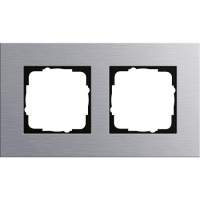 Jasmart Electric G1002AS Рамка 2-постовая, алюминий, G1002AS