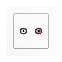 Zennio 8300022 ZS55/ZS70. Аудиовставка RCA (без Keystone и крышки)