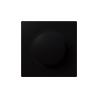 Jasmart Electric FD4012PBM LED Диммер с накладкой 30-400W 1gang 2way, цвет Черный матовый (soft touch), FD4012PBM