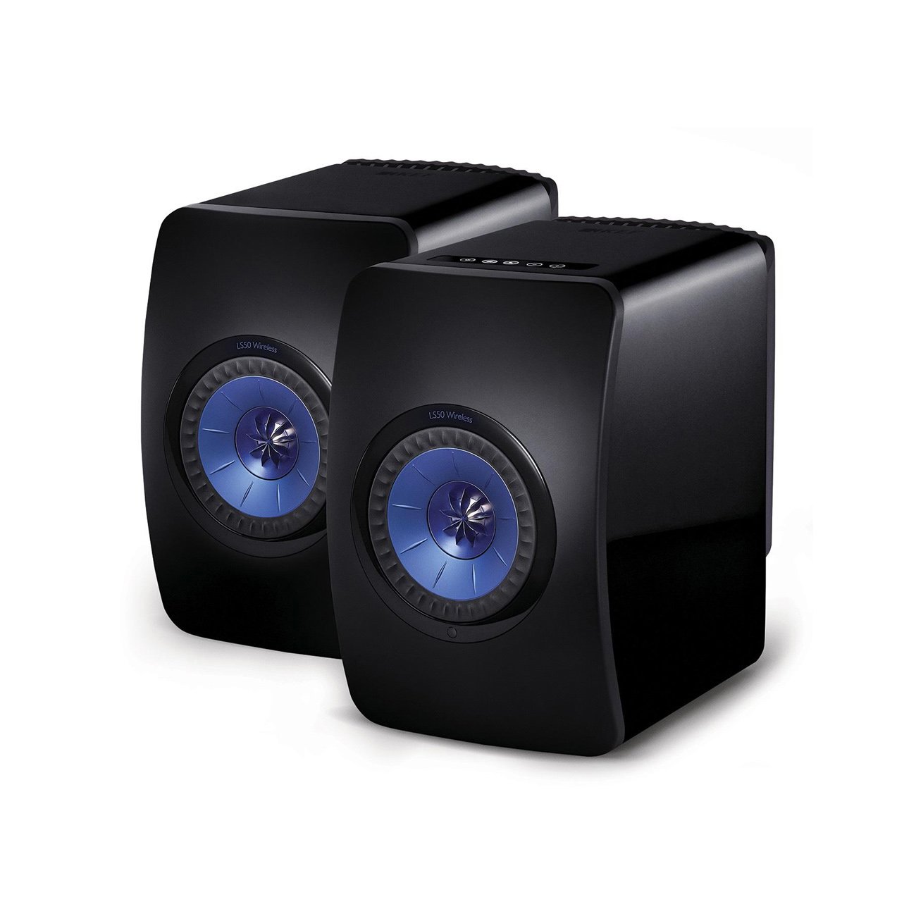 Kef 228485 Полочная акустика KEF LS50 Wireless Titanium Grey/Red, цвет: Серый