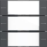 Gira 577328 Набор клавиш тройн. с полем для надписи для сенсорного выключателя 4 System 55