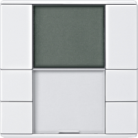 Schneider MTN6241-4019 Терморегулятор с дисплеем, цвет: Белый, оттенок: Белоснежный, глянцевый, RAL 9010