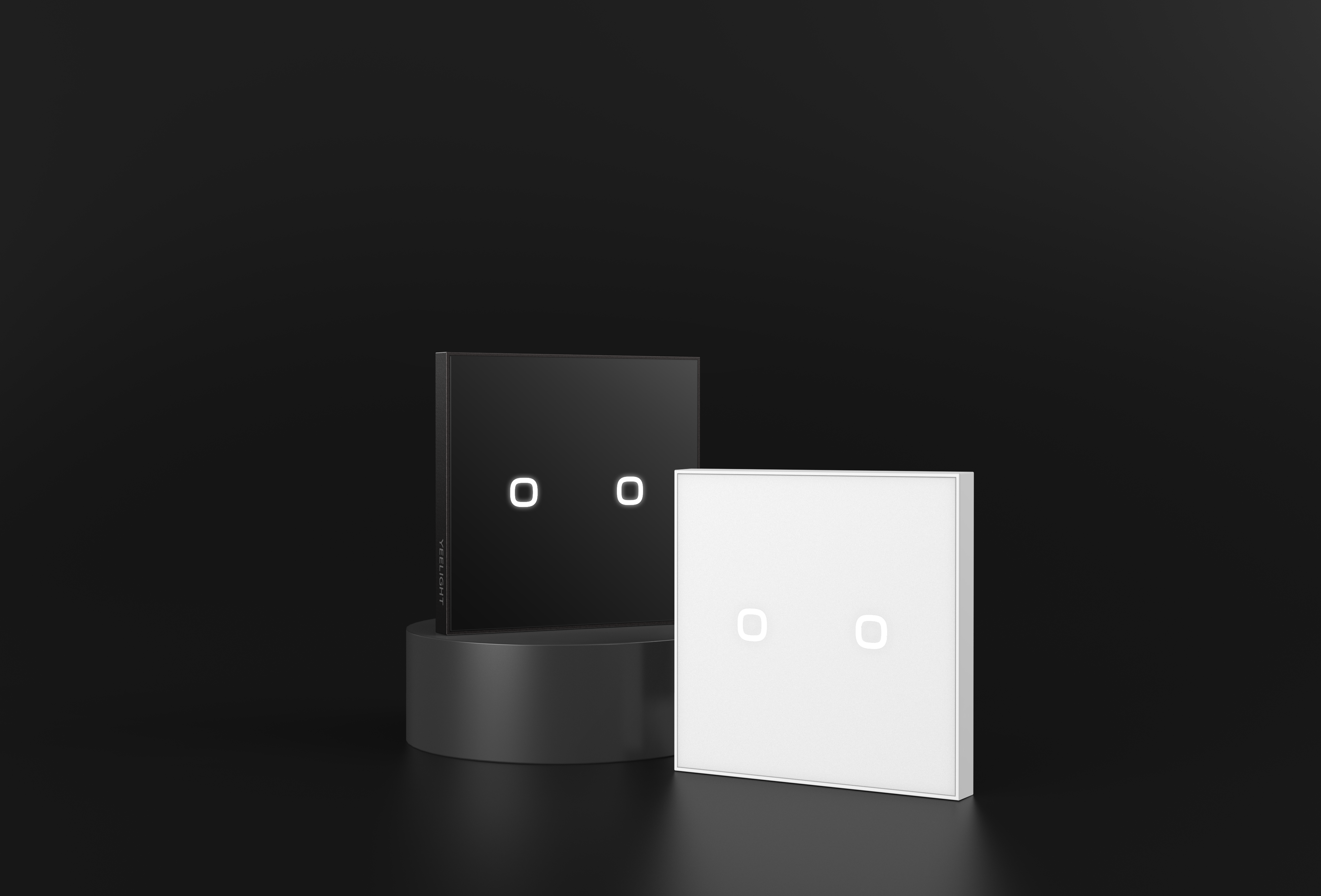 Yeelight YP-0048-2-B Выключатель Yeelight Pro, серия M20, проводной, 2 кнопки, черный