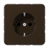 Jung CD 1520 BF BR SCHUKO®-розетка, 16 A 250 В ~, thermoplastic, Серия CD, коричневый
