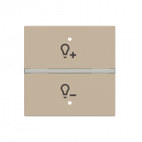 ABB N2221.8 CV N2221.8 CV — Крышка рокера Символ диммера KNX — 2M — Шампанское