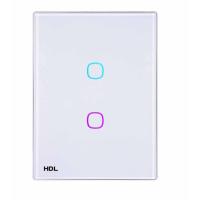 HDL M/TBP2.1-A2-46 2-клавишная сенсорная панель KNX, австралийский/US стандарт (без шинного соединителя HDL-M/PCI.3-A)