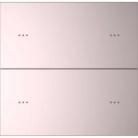 Letour LY/KK0210T10STPSGO Выключатель Т10, 2-клавишн., встр. реле, пластик, квадр., золотой