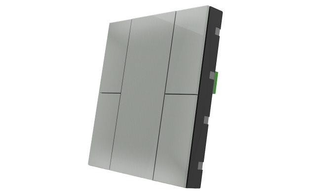 Interra ITR340-0405 iSwitch+ - 4-кнопочный KNX выключатель, пластик, серый
