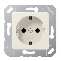 Jung CD 5120 BF SCHUKO®-розетка, 16 A 250 В ~, thermoplastic, 50 x 50 мм, слоновая кость