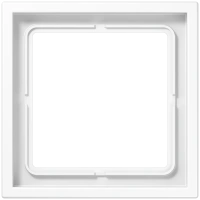 Jung LSZ 981 BF WW Рамка 1-ная, вертикальный и горизонтальный монтаж, thermoplastic, LS ZERO, белый