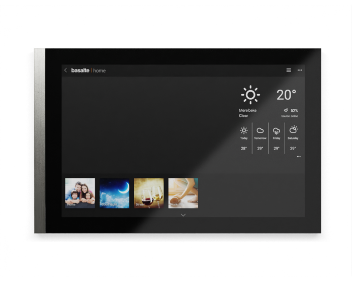 Basalte 0380-07 Выключатель LENA, Brushed Nickel