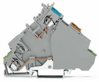 Wago 280-577 Клемма питания для датчиков С подключением общего провода, с торц. пластиной