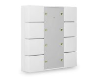 MDT BE-TA55T8.02 Кнопка Plus TS 55 8-позиционная, Белый матовый цвет