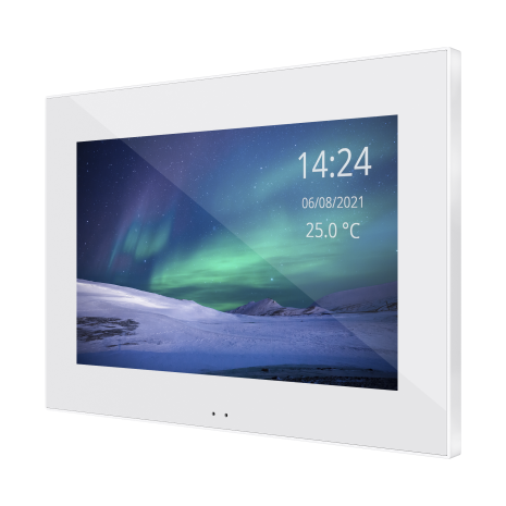 Zennio ZVIZ70V2 Цветная емкостная сенсорная панель с 7-дюймовым дисплеем. Z70 v2