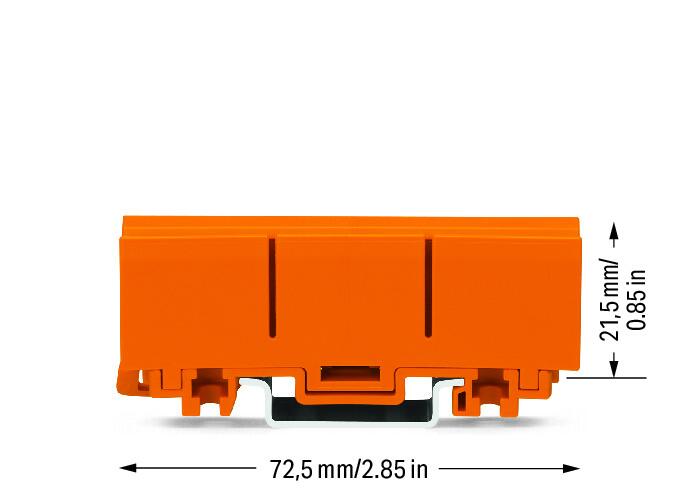 WAGO 2273-500 Монтажный адаптер для крепления клемм 2273-серии на дин-рейку