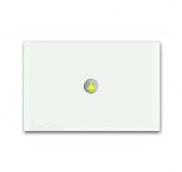 ABB 6340-811-101-500 Сенсор 1-клавишный priOn, белое стекло, цвет: Белый