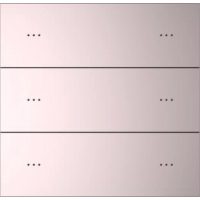 Letour LY/KK0310T10STPRGO Выключатель Т10, 3-клавишн., встр. реле, пластик, закругл., золотой