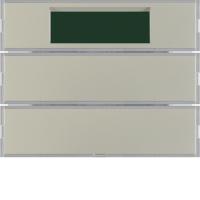 Berker 75662773 Клавишный сенсор, 2-канальный, с RTR, дисплеем, K.5, стальной, цвет: Сталь