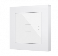 Zennio ZVIF55X2V2 Емкостный сенсорный выключатель с подсветкой (55 x 55 мм) Flat 55 X2v2, цвет: произвольная графика