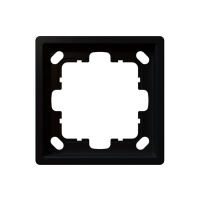 Jasmart Electric FD1001PBM Рамка серия FD 1-постовая, цвет Черный матовый (soft touch), FD1001PBM