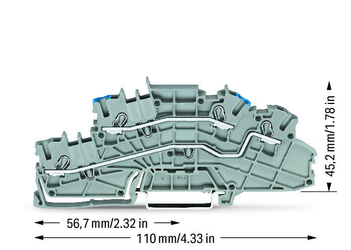 Wago 2003-6649 Многоуровневая Клемма, 0,25 - 2,5 (4) мм2, N/L
