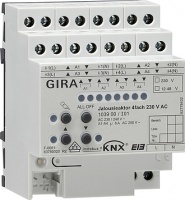 Gira 103900 Реле/устройство управления жалюзи Instabus KNX/EIB, цвет: REG plus