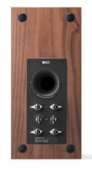 Kef 242860 Полочная акустика KEF Reference 1 Silver Satin Walnut, цвет: Темно - коричневое дерево