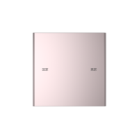 Letour LY/KC0102T10STPRGO Выключатель Т10 с ф-ми вызова сцен, 1 клав., 2 кнопки, пластик, закругл., золотой