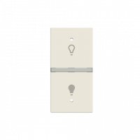 ABB N2121.1R BL N2121.1R BL — Крышка рокера Световой символ KNX — Правый — 1M — Белый