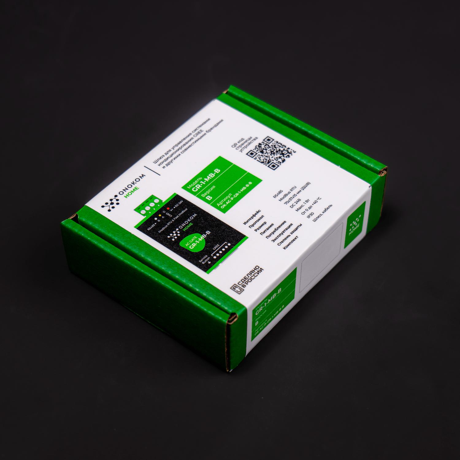 ONOKOM GR-1-MB-B Шлюз для управления системами кондиционирования GREE(разъем Wi-Fi) по ModBus RTU протоколу