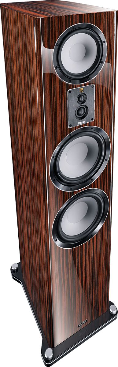 Magnat 207776 Напольная акустика Magnat Signature 909 piano makassar, цвет: Черный/темно - коричневое дерево