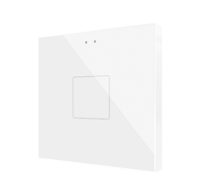 Zennio ZVIFR1W Flat RGB 1. Емкостный сенсорный переключатель с RGB-подсветкой Flat RGB, 1 кнопка, белый