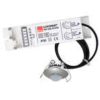 B.E.G. 92913 Потолочный датчик присутствия PD9-M-1C-SDB-IP65, цвет: серебрянный матовый, похожий RAL9022