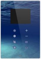 BESKNX DS422100WH/D сенсорная панель вертикальная -термостат со встроенным дисплеем 2.8” TRMD-K, цвет: Белый