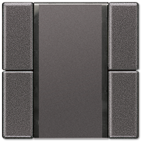 Jung AL2092NABSAN KNX кнопочный сенсор, 2 группы, цвет: Антрацит