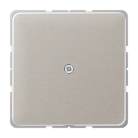 Jung CD 590 A PT Кабельный вывод с разгрузкой натяжения, Анодированный алюминий, Серия CD, платина