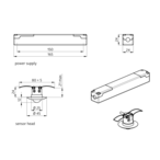 B.E.G. 92902 Потолочный датчик движения PD9-1C, цвет: Белый матовый, похожий RAL9010