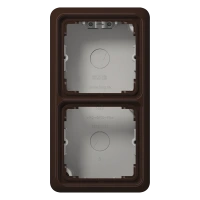 Jung CD 582 A BR Накладная коробка 2-ная, duroplastic, Серия CD, коричневый