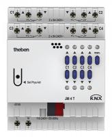 Theben 4940250 Актуатор управления приводами жалюзи FIX1JM 4 T KNX, 4-канал
