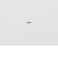 Berker 80960279 Кнопка, 1-канальная, K.1, Easy, цвет: Белый, оттенок: Полярная белизна, глянцевый