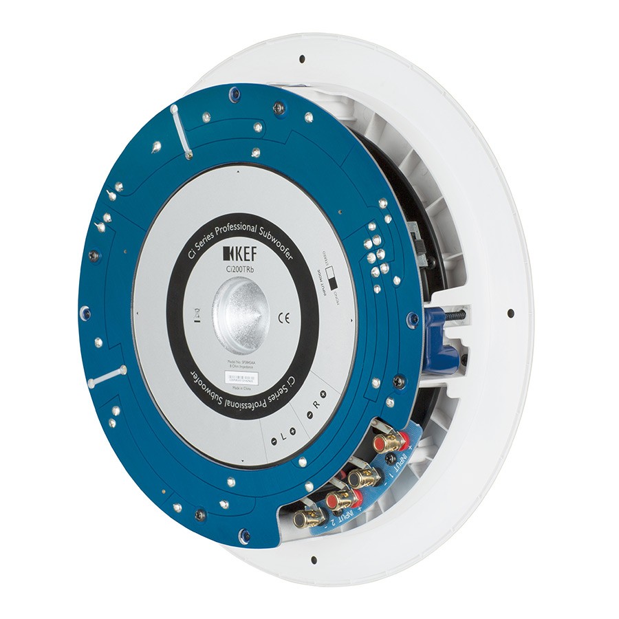 Kef 169337 Встраиваемый сабвуфер KEF Ci200TRB, цвет: Чёрный