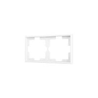 Zennio ZS70FM2MW ZS70, Рамка на 2 секции, Матовый белый