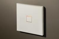 Lithoss Выключатель Squares Textured White RAL9010, Цвет: Белый ,оттенок: Текстурированный, RAL9010