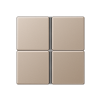 Jung A404TSACH Четырехклавишная крышка для KNX, в сборе, цвет: Шампань