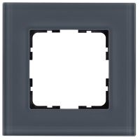 Jasmart Electric G1001GC Рамка 1-постовая, стекло цвет Маренго, G1001GC