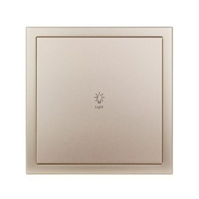 HDL M/PT1RA.1M 1-клавишная панель KNX серии Tile, металл (без рамки и шинного соединителя HDL-M/PTCI.1)