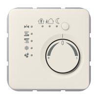 Jung 2178TS KNX регулятор климата, цвет: Белый, оттенок: Слоновая кость